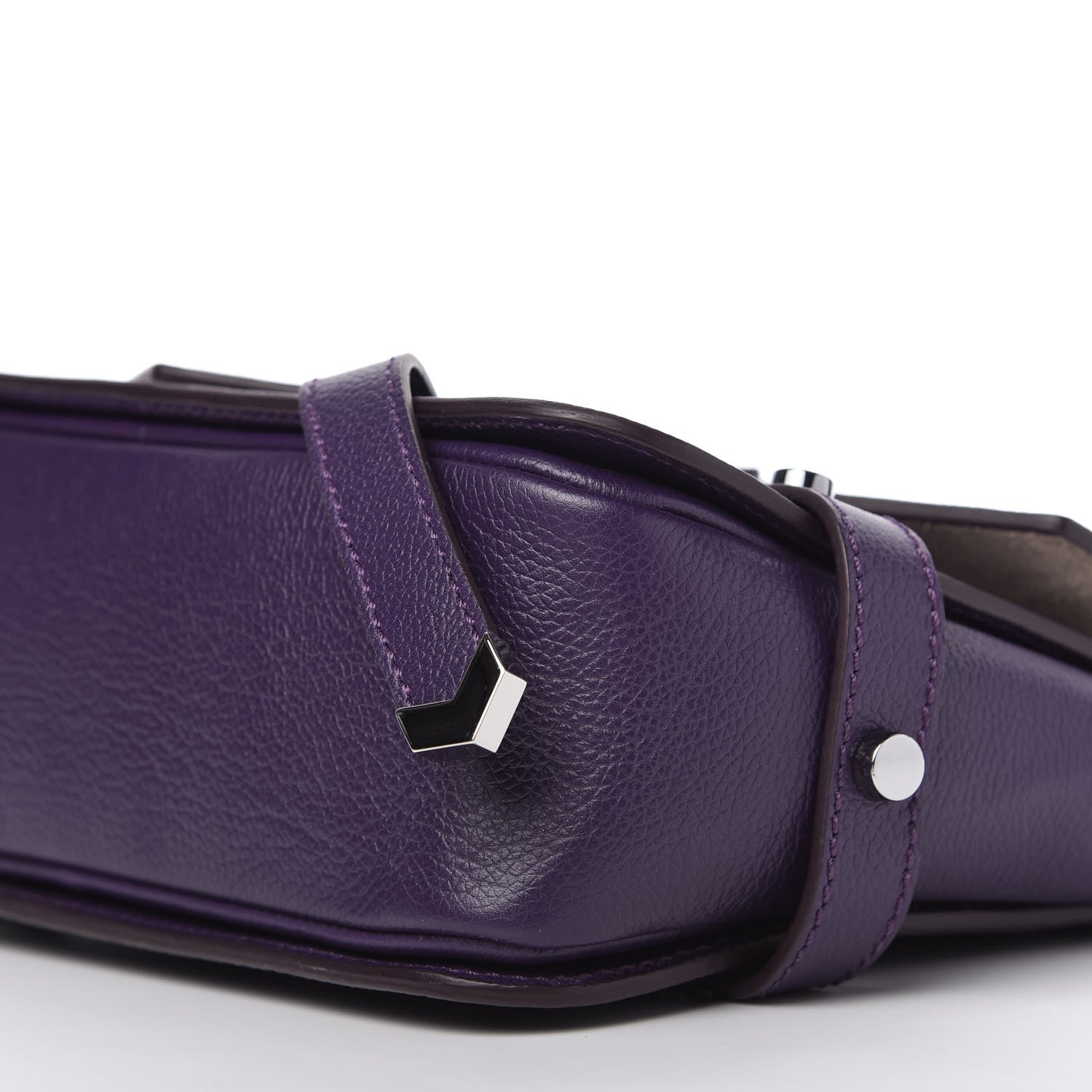 Jimmy Choo Soft Grained Calfskin Lexie Crossbody Amethyst 7 of 10