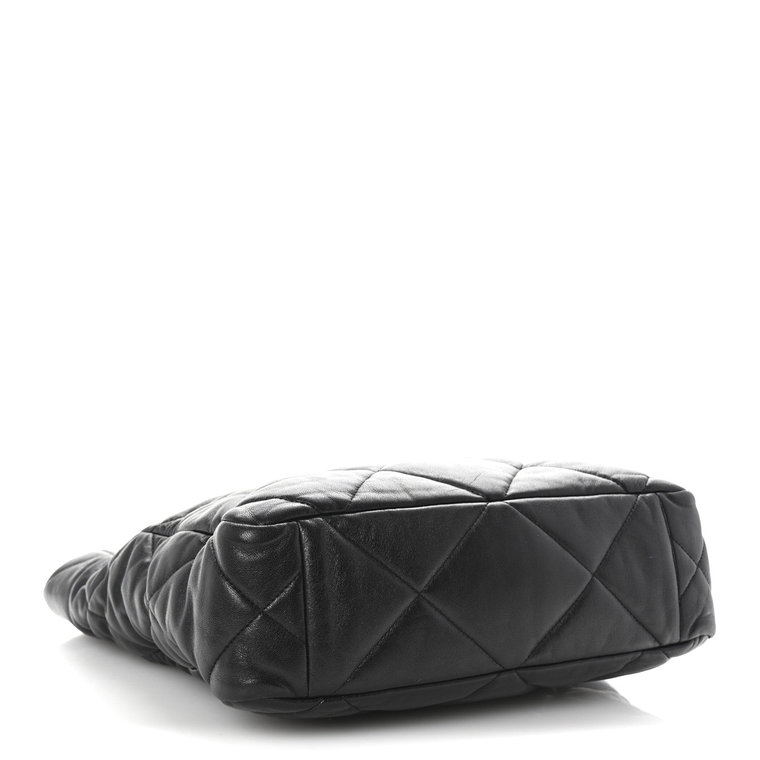 Chanel Lambskin Quilted Chanel 19 Shopping Bag Black 4 of 10
