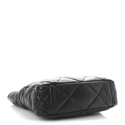Chanel Lambskin Quilted Chanel 19 Shopping Bag Black 4 of 10