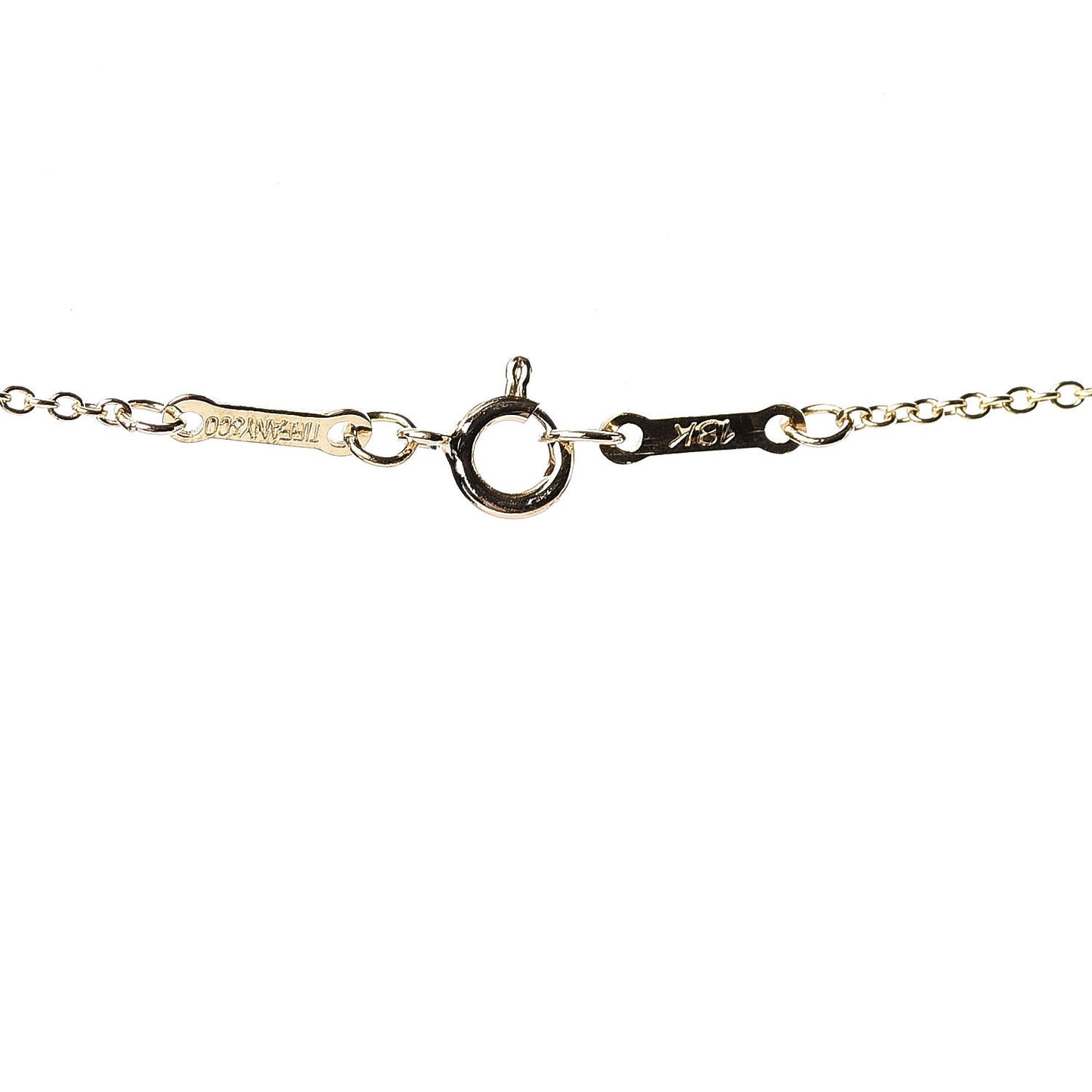 18K Yellow Gold 12mm Elsa Peretti Star of David Pendant Necklace