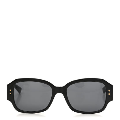 Christian Dior Acetate Cannage Lady Dior Studs 5 Sunglasses Black 2 of 8
