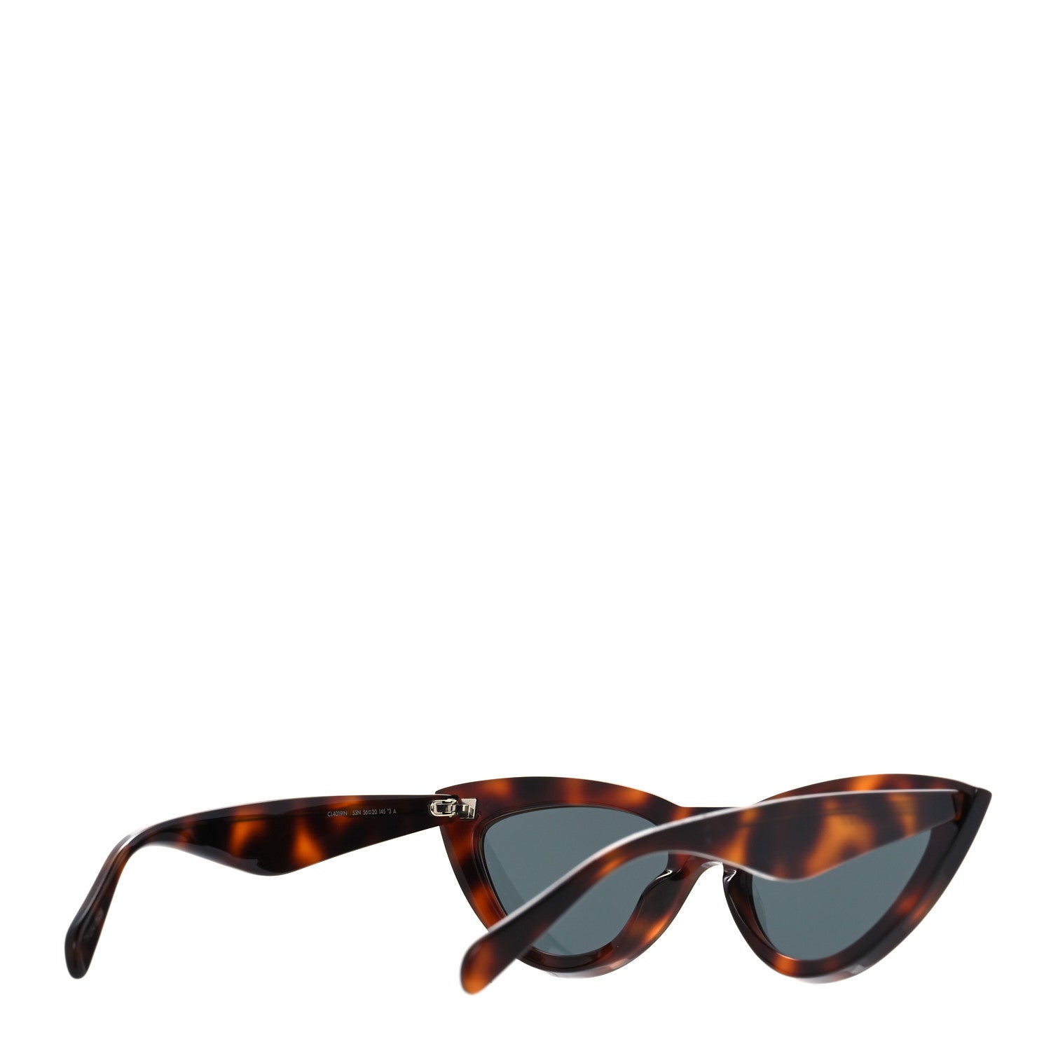 Celine Acetate Cat Eye Sunglasses CL4019IN Tortoise 4 of 7
