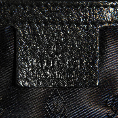 Gucci Leather Large Babouska Tote Black 6 of 8