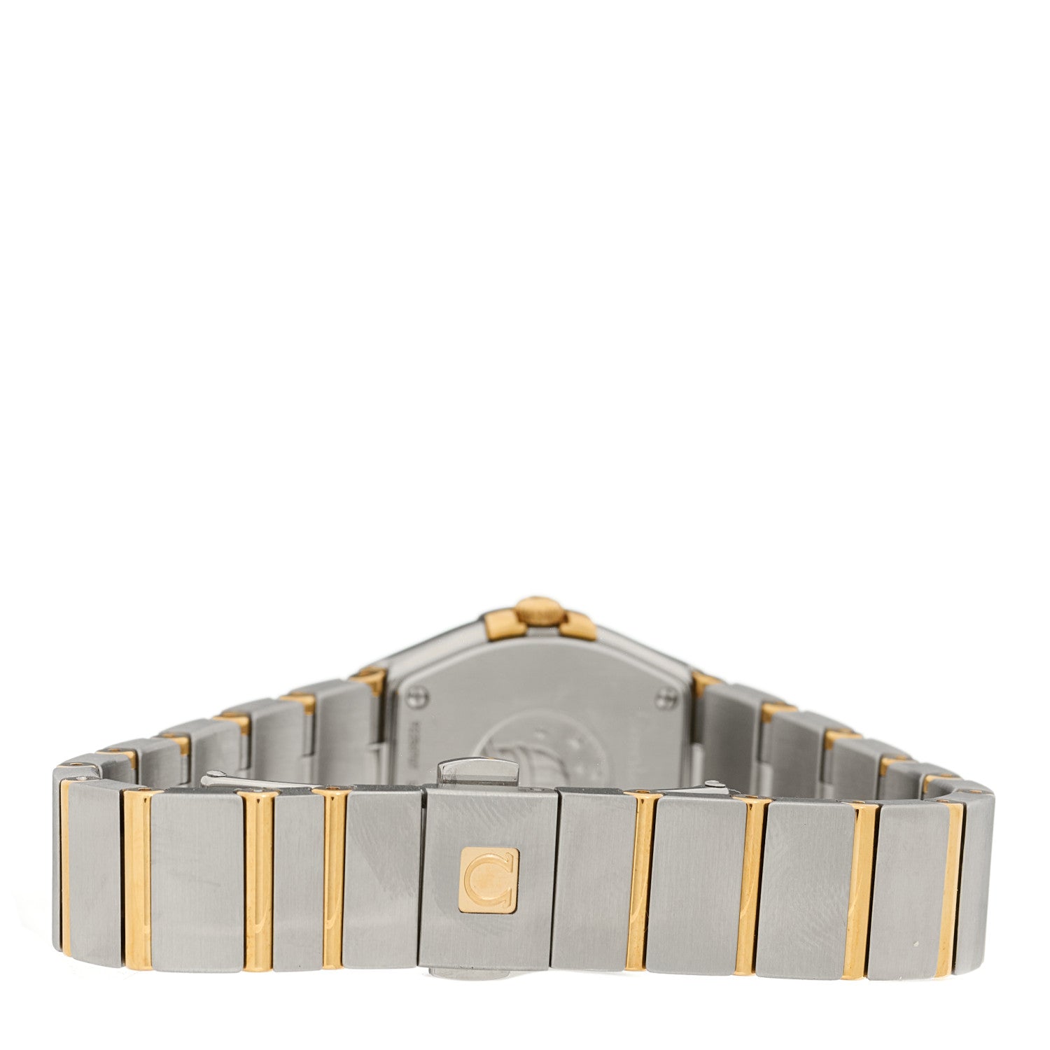Omega Stainless Steel 18K Yellow Gold Diamond Bezel Mother of Pearl 24mm Constellation Quartz Watch 123.25.24.60.05.001 3 of 4