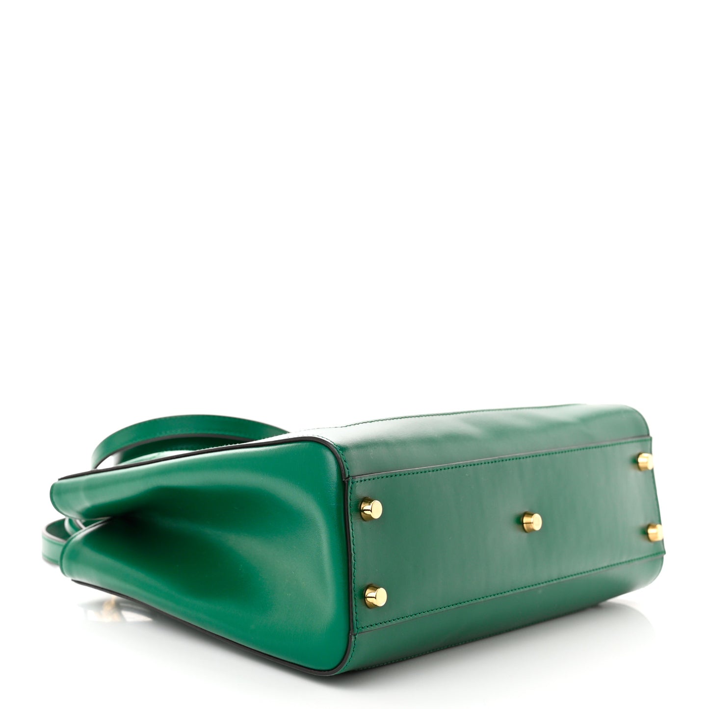 Boarded Plutone Calfskin Medium Jackie 1961 Tote Emerald