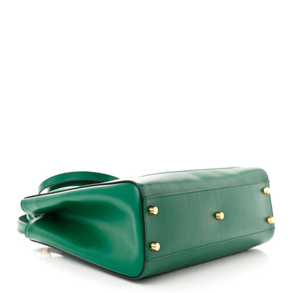 Gucci Boarded Plutone Calfskin Medium Jackie 1961 Tote Emerald 4 of 10
