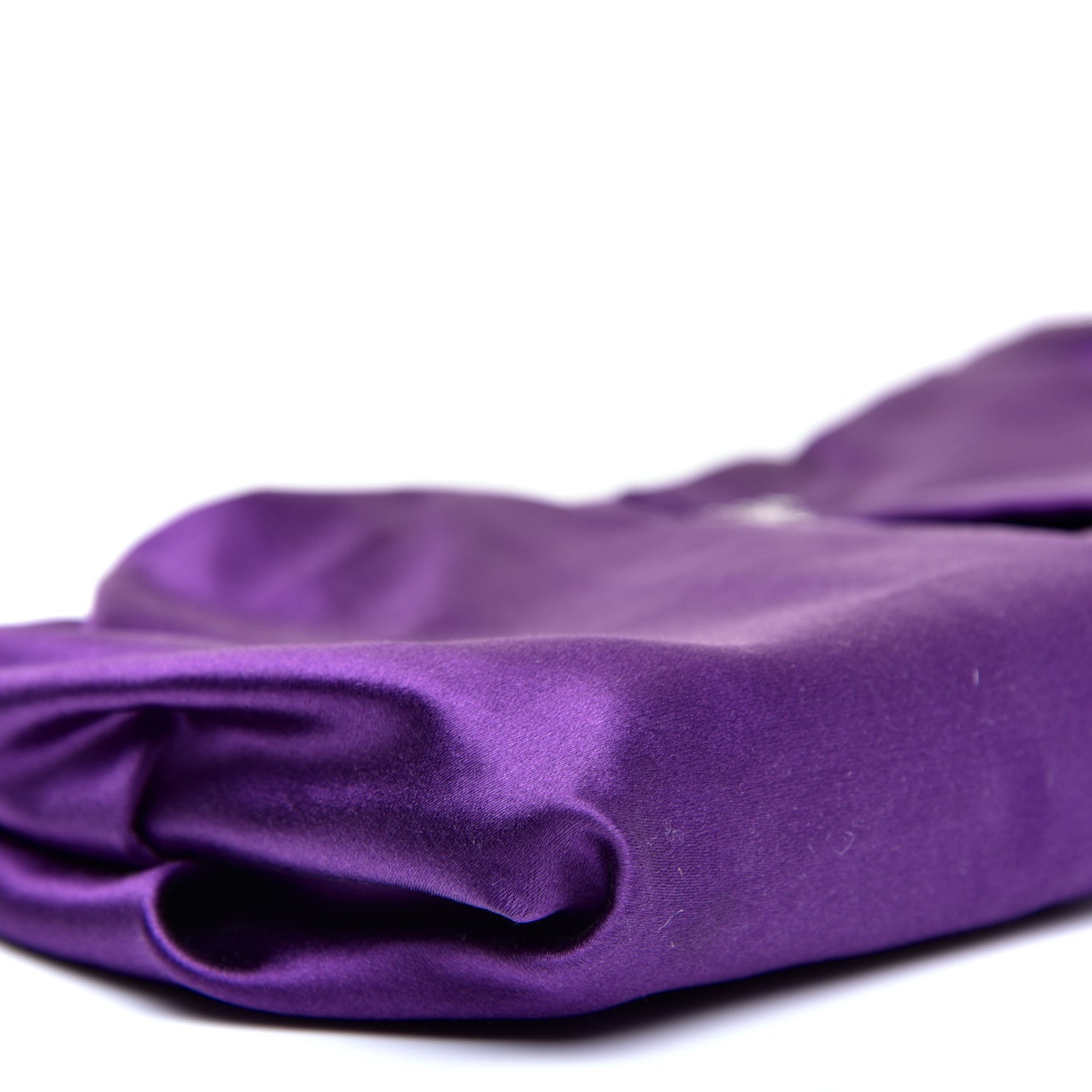 Prada Satin Pochette Clutch Viola 6 of 10