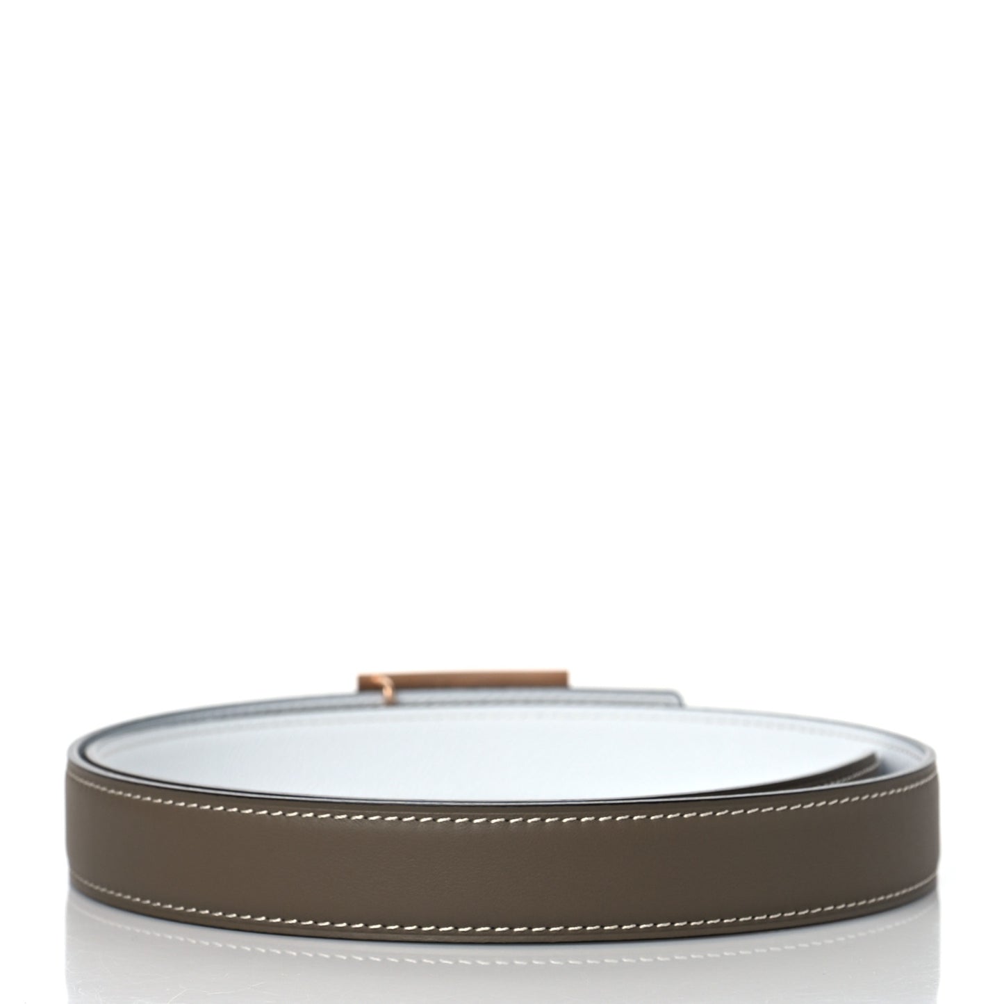 Epsom Swift 24mm Collier De Chien CDC Belt 90 White Etoupe