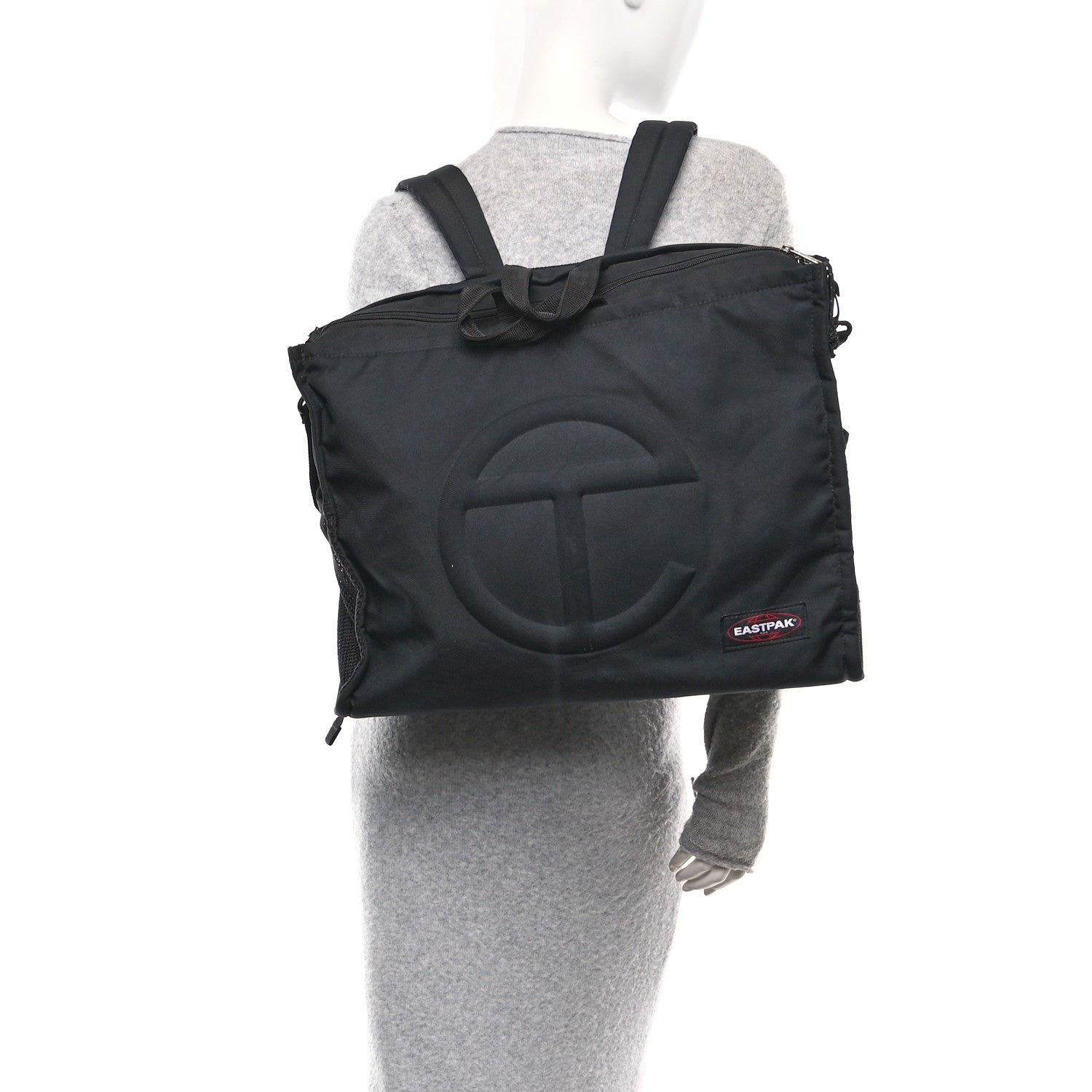 Telfar x EASTPAK Tactical Nylon Large Shopper Black 2 of 9