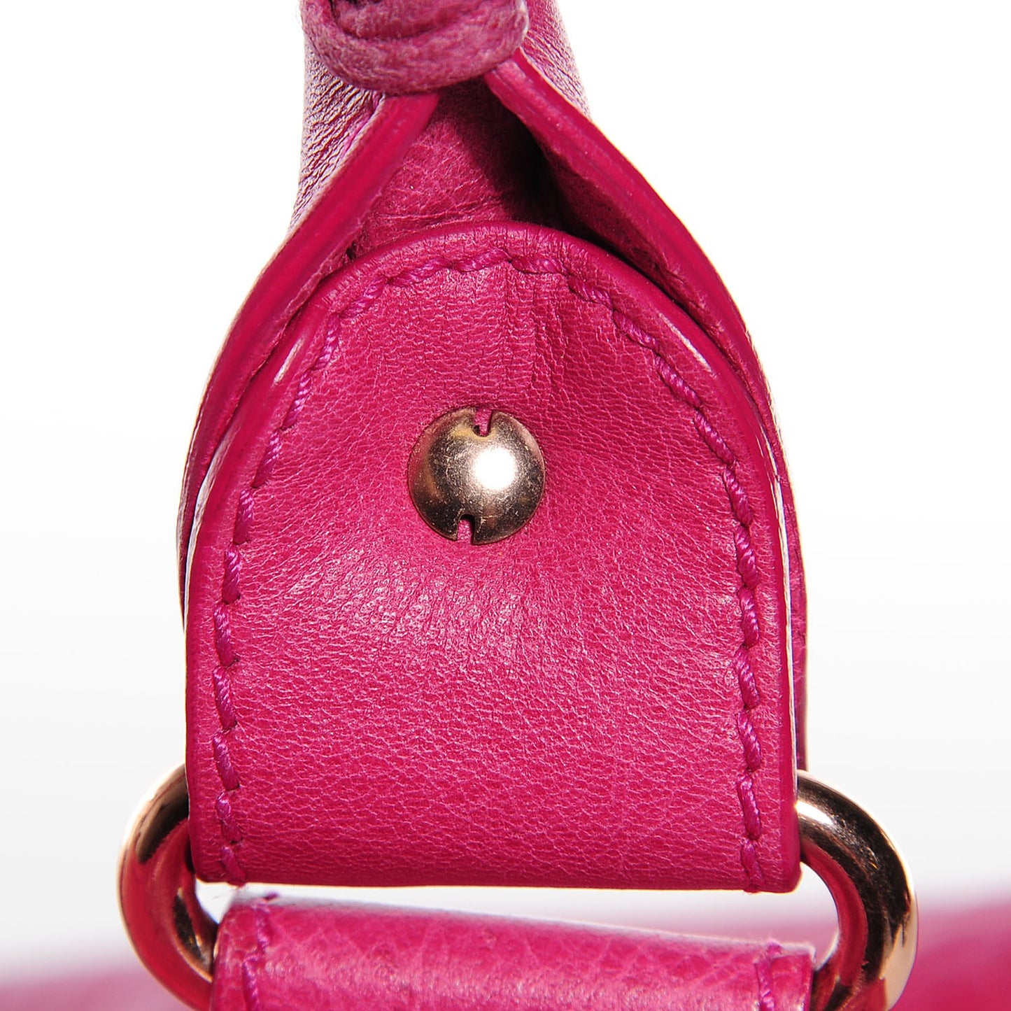 Agneau Giant 21 Rose Gold Hardware Part Time Cyclamen Fucsia