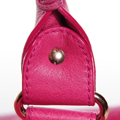 Balenciaga Agneau Giant 21 Rose Gold Hardware Part Time Cyclamen Fucsia 6 of 14