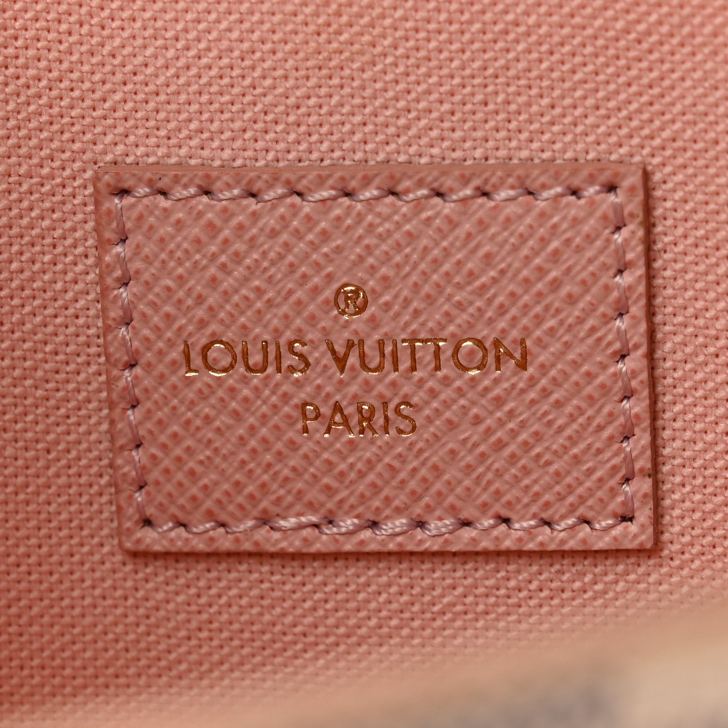 Louis Vuitton Damier Azur Pochette Felicie Chain Wallet Rose Ballerine 6 of 10
