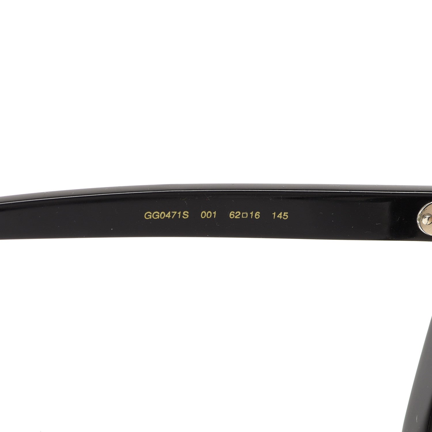 Gucci Acetate Oversize Square Frame Sunglasses GG0471S Black 5 of 8