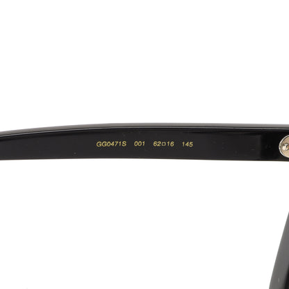 Gucci Acetate Oversize Square Frame Sunglasses GG0471S Black 5 of 8