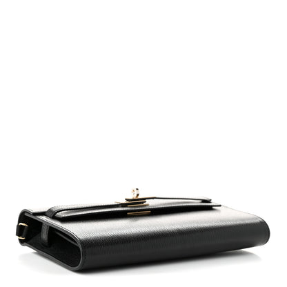 Hermes Chevre Chamkila Kelly Wallet To Go Black 4 of 10