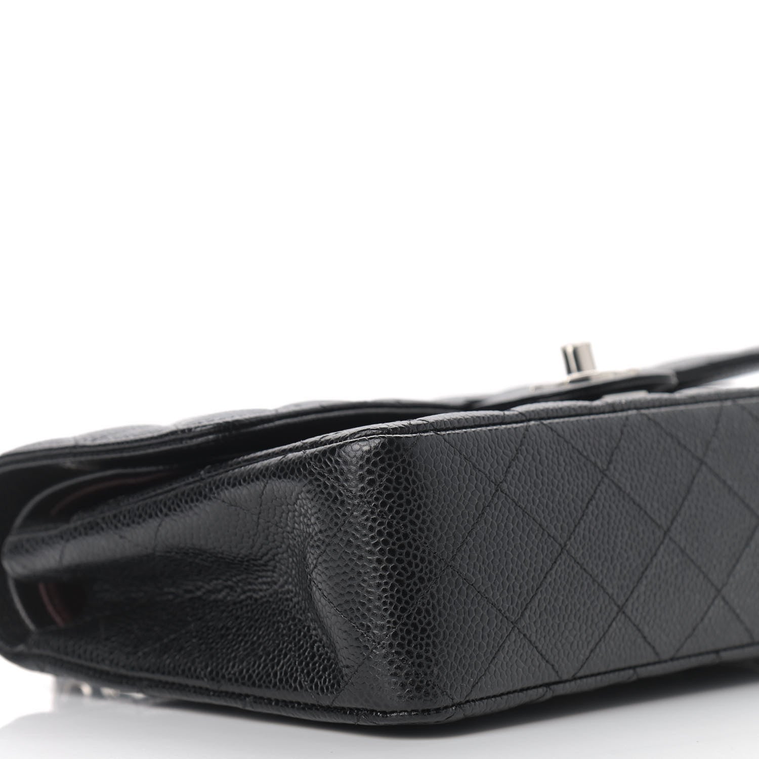 Chanel Caviar Quilted Medium Double Flap Black 8 of 9