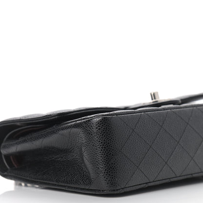 Chanel Caviar Quilted Medium Double Flap Black 8 of 9