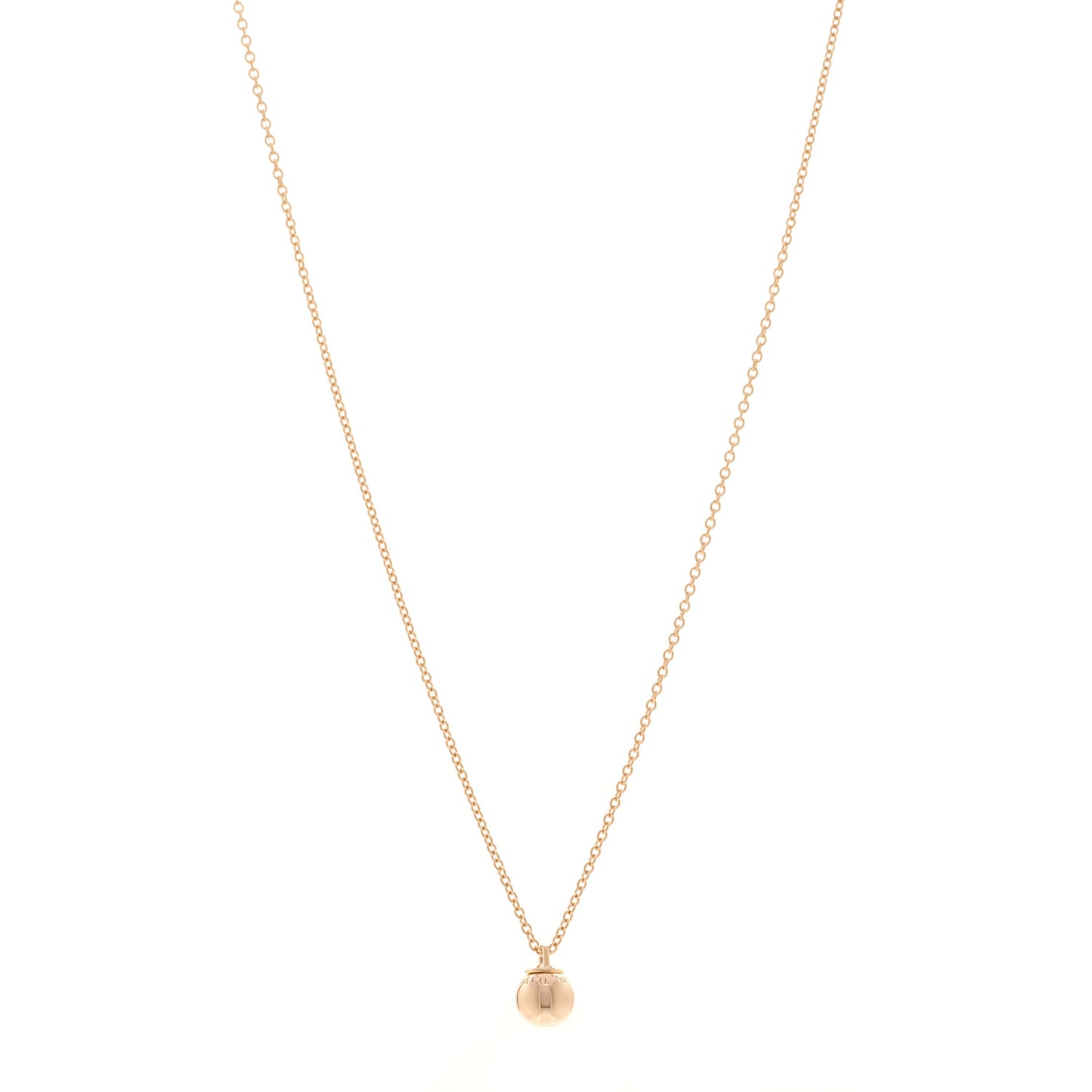 18K Rose Gold 8mm HardWear Ball Pendant Necklace