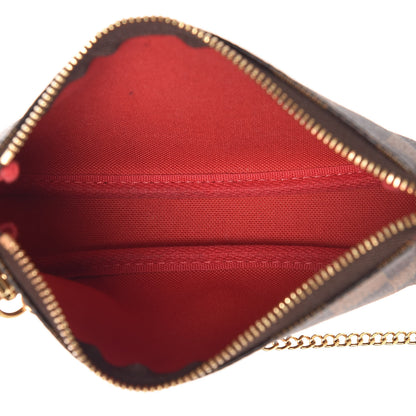 Louis Vuitton Damier Ebene Mini Pochette Accessories 5 of 7