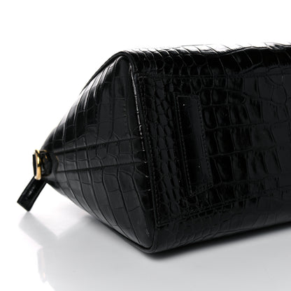 Givenchy Calfskin Crocodile Embossed Small Antigona Black 8 of 18