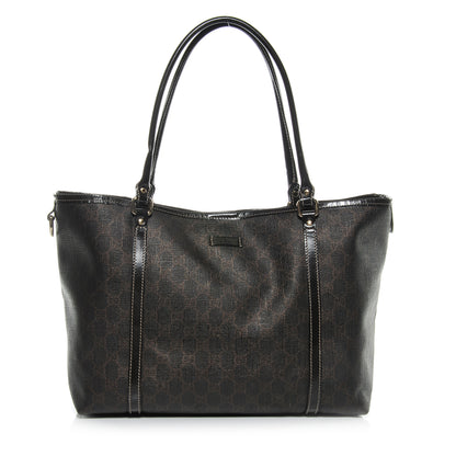 Gucci GG Plus Monogram Medium Joy Tote Dark Brown 1 of 7