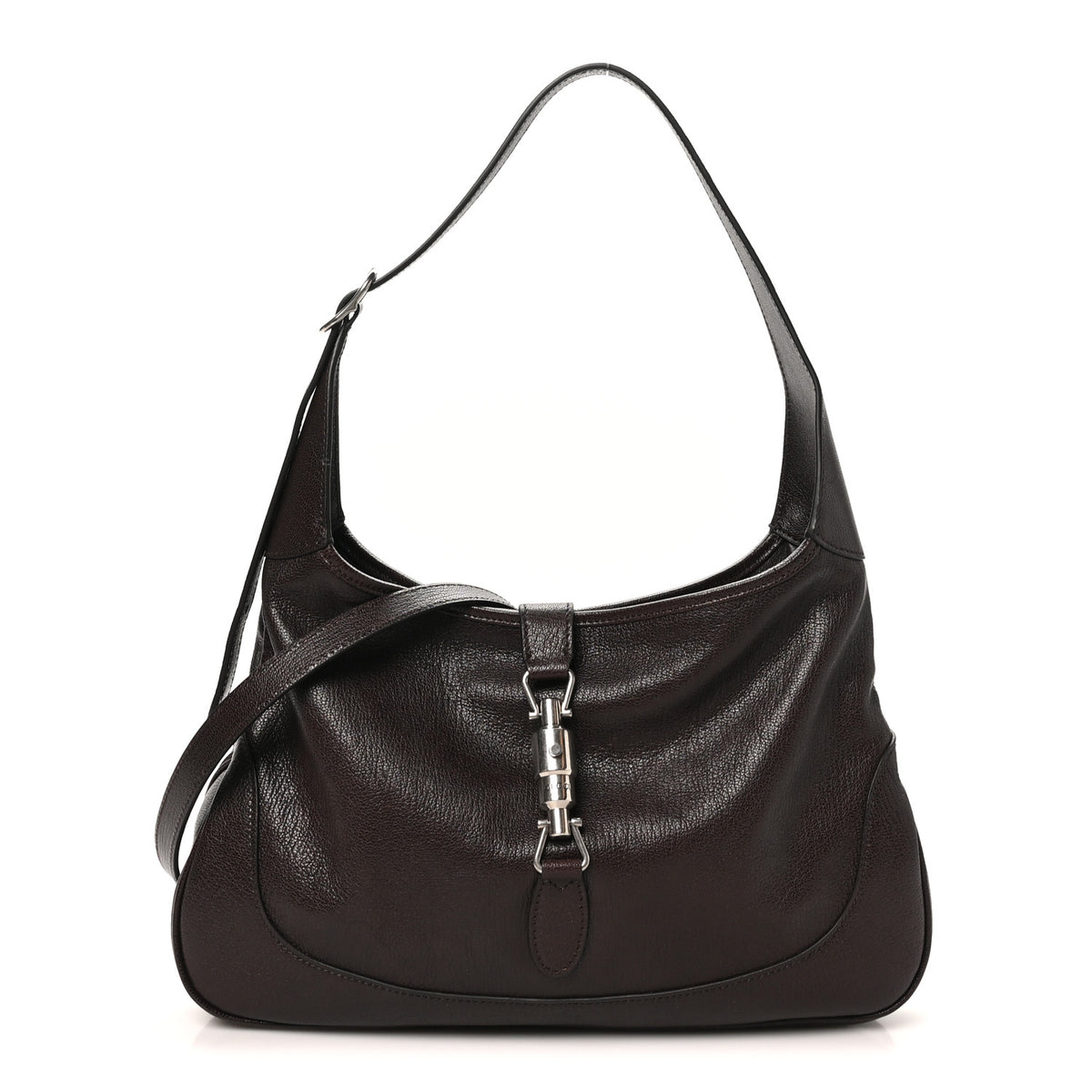 Gucci Goatskin Medium Jackie 1961 Hobo Dark Brown 1 of 10
