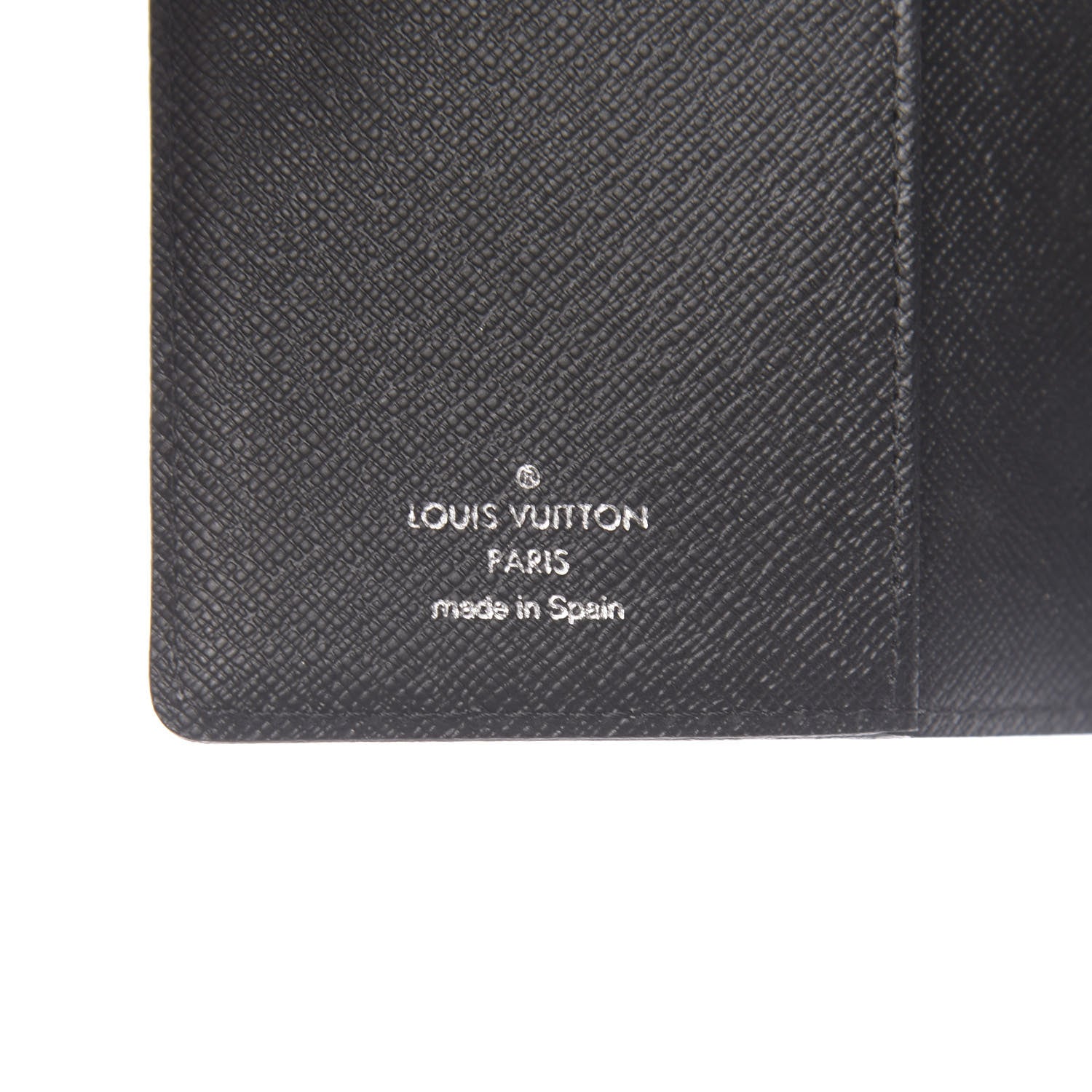 Louis Vuitton Epi Small Ring Agenda Cover Black 6 of 6