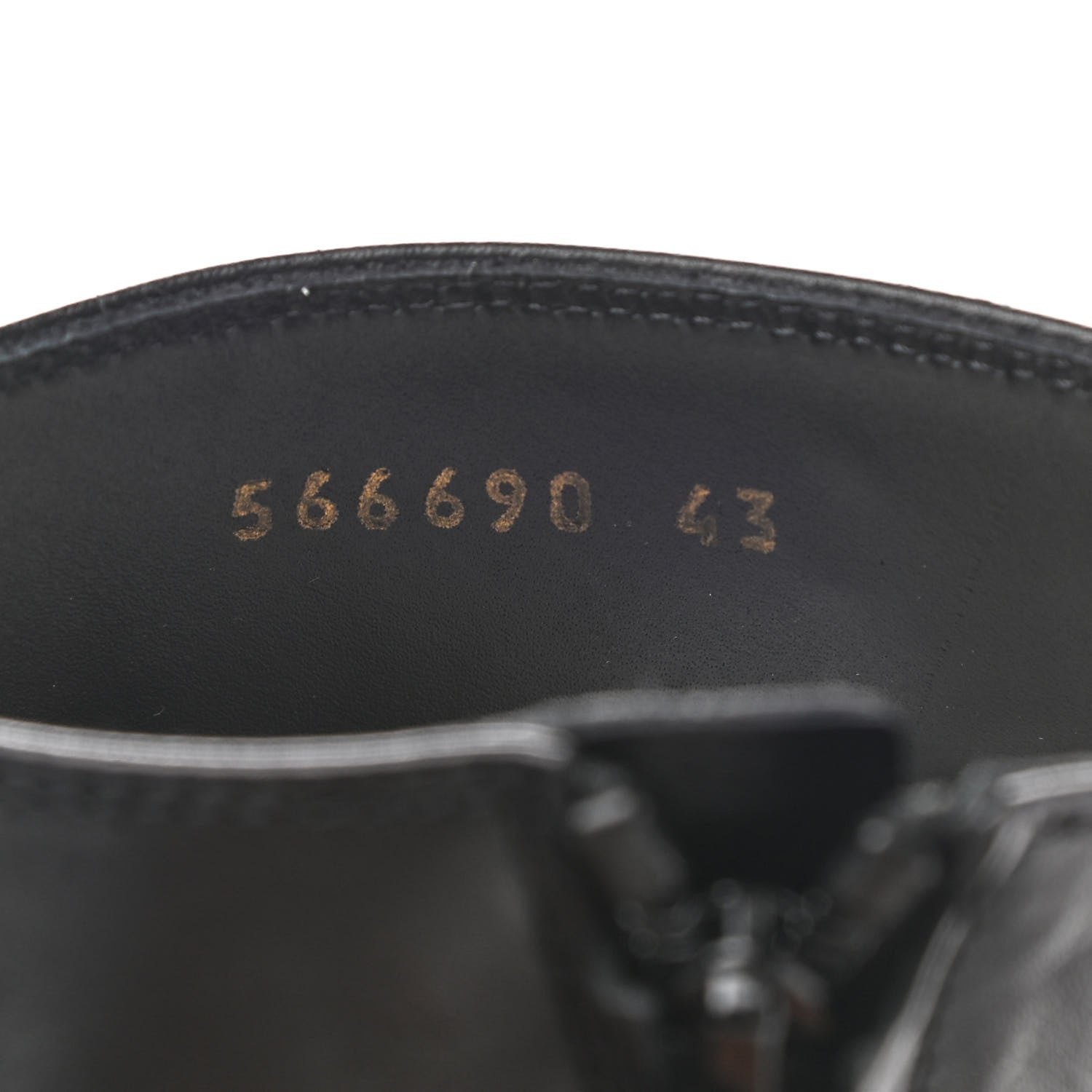 Balenciaga Calfskin Mens Zippered Ankle Boots 43 Black 7 of 7