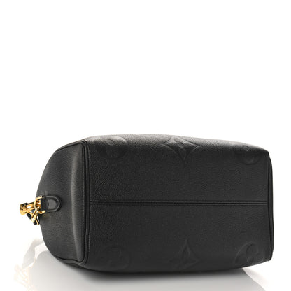 Louis Vuitton Empreinte Monogram Giant Speedy Bandouliere 25 Black 4 of 8