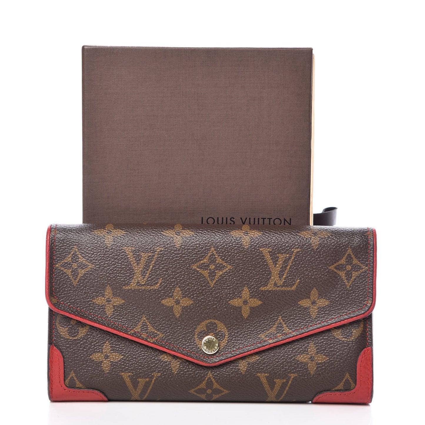 Monogram Sarah Retiro Wallet Cherry