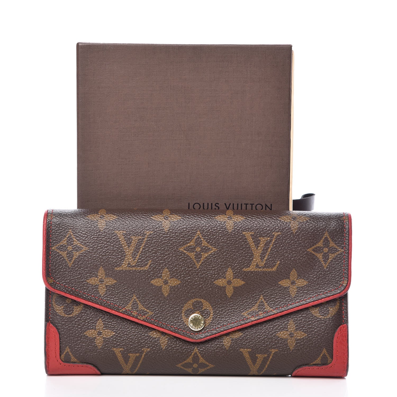 Louis Vuitton Monogram Sarah Retiro Wallet Cherry 11 of 11