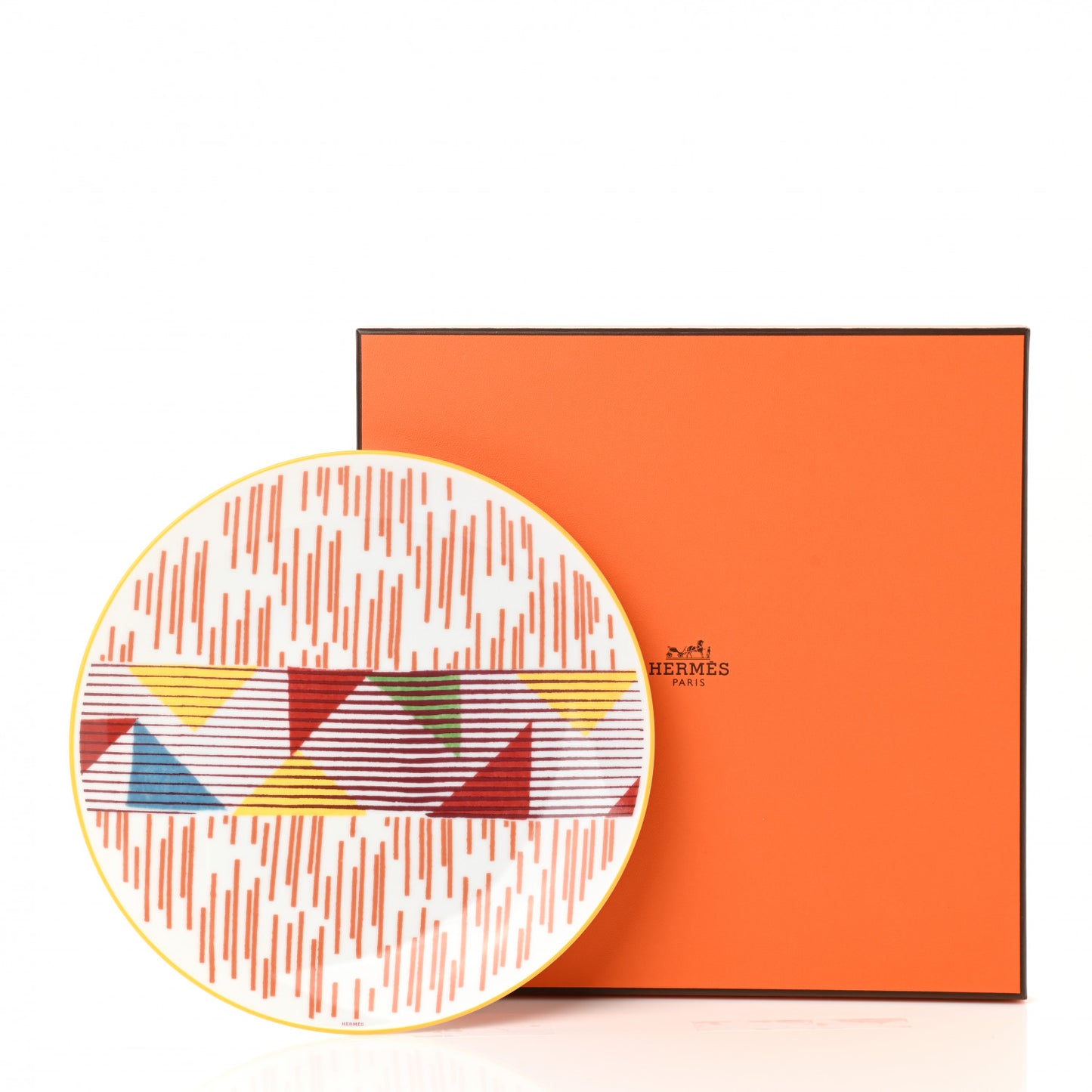 Porcelain Hippomobile Dessert Plate