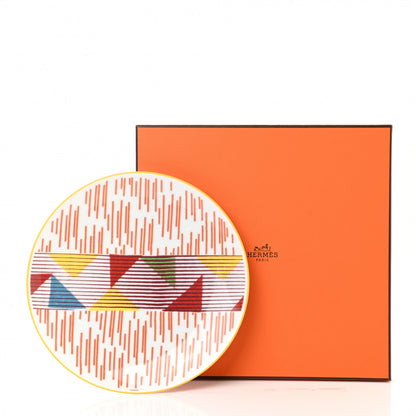 Hermes Porcelain Hippomobile Dessert Plate 6 of 6