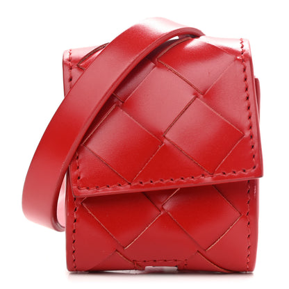 Bottega Veneta Nappa Maxi Intrecciato Airpods Case Red 1 of 8