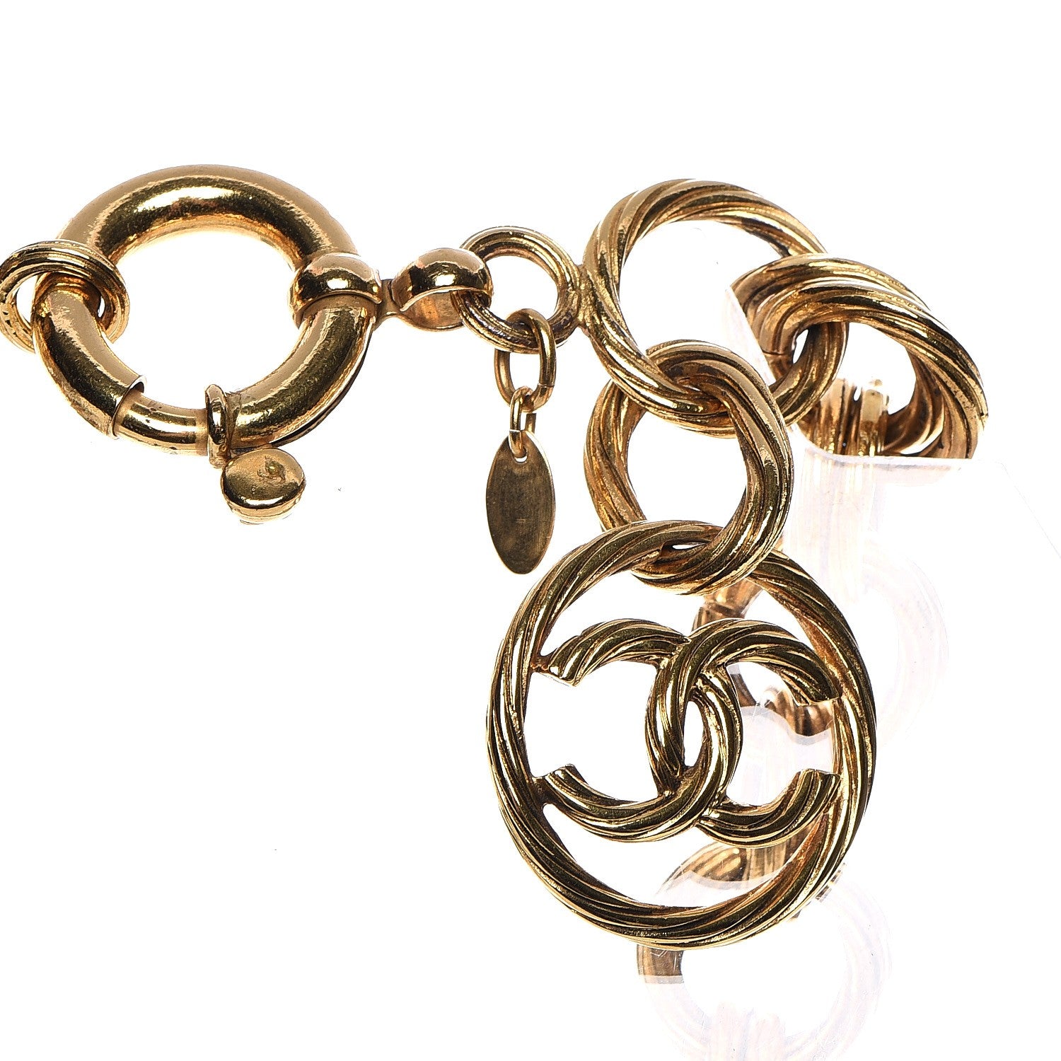 Chanel Chain Short Necklace Gold 4 of 5