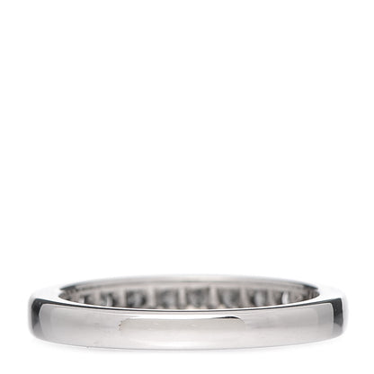 Tiffany Platinum Diamond .33ctw Half Circle Wedding Band Ring 52 6 3 of 6