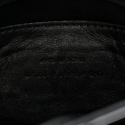 Saint Laurent Patent Y Quilted Monogram Small Loulou Chain Satchel Black 6 of 14