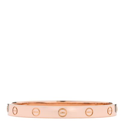 Cartier 18K Rose Gold Love Bracelet 16 2 of 9