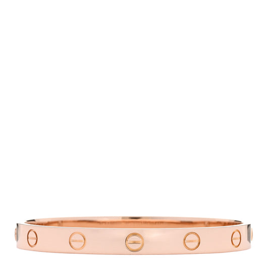 18K Rose Gold Love Bracelet 16