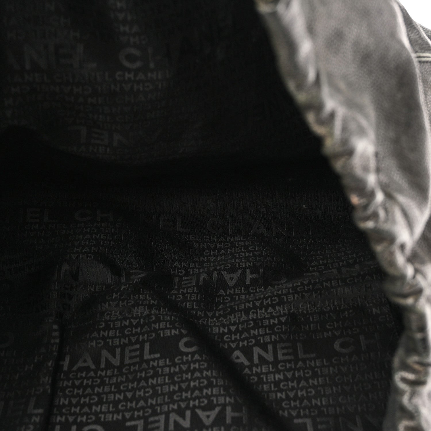 Chanel Distressed Caviar XL Coco Cabas Black 5 of 10