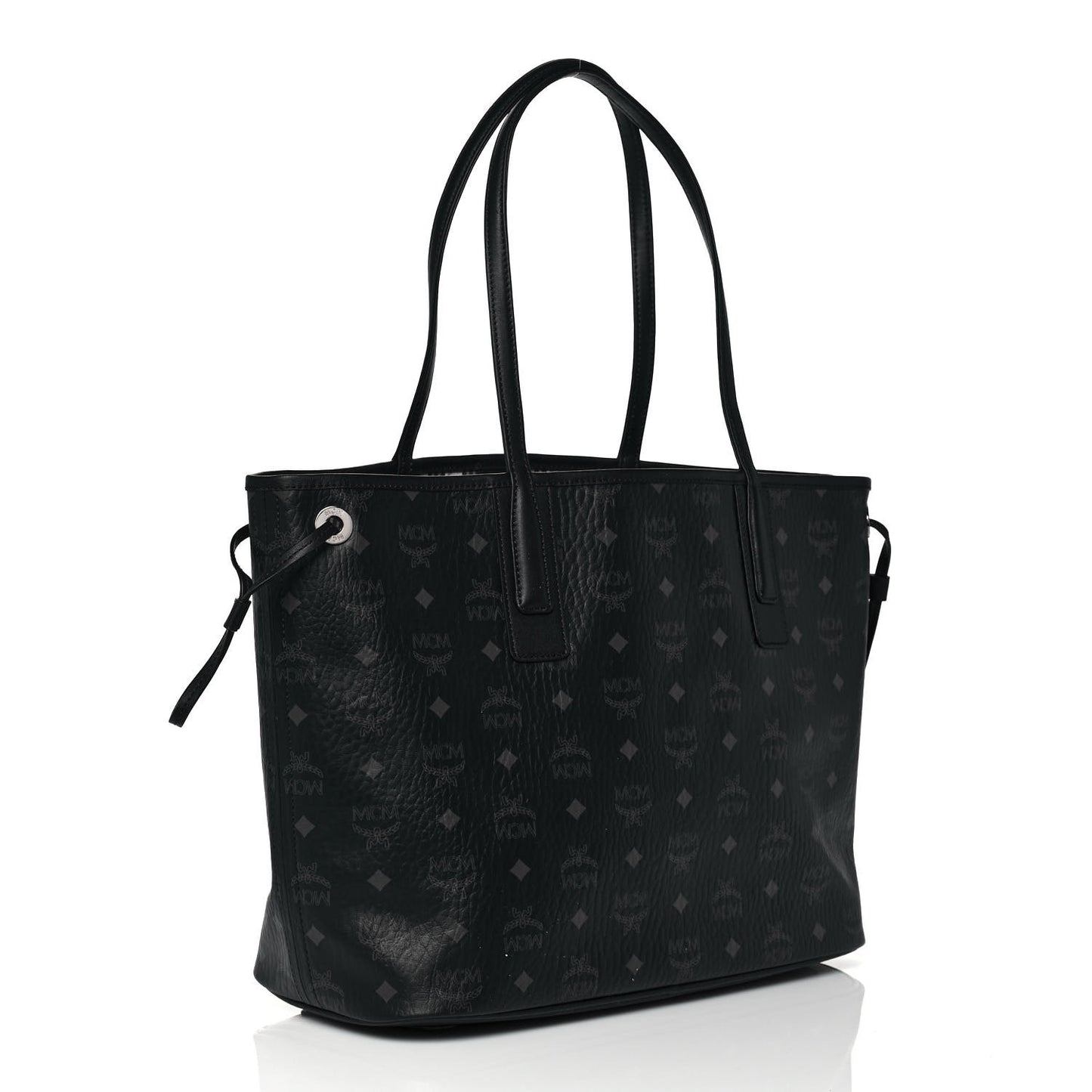 Visetos Medium Liz Reversible Shopper Tote Black