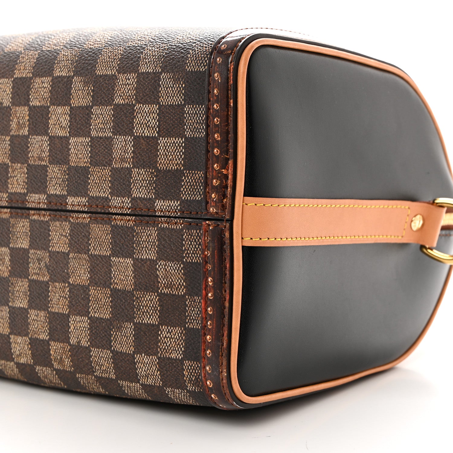 Louis Vuitton Transformed Damier Ebene Time Trunk Speedy Bandouliere 25 Black 9 of 13