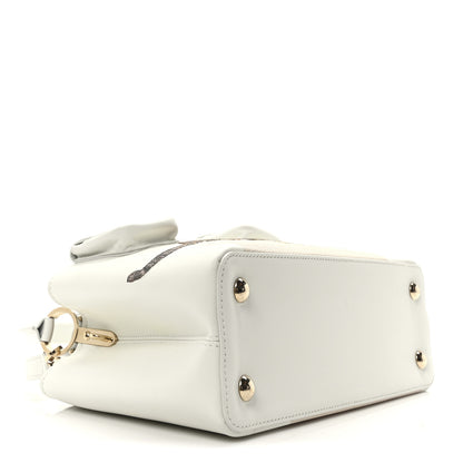 Louis Vuitton X PAOLA PIVI Taurillon Arty Capucines MM White 4 of 10