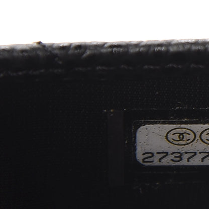 Chanel Caviar Quilted Flap Card Holder Black 8 of 9