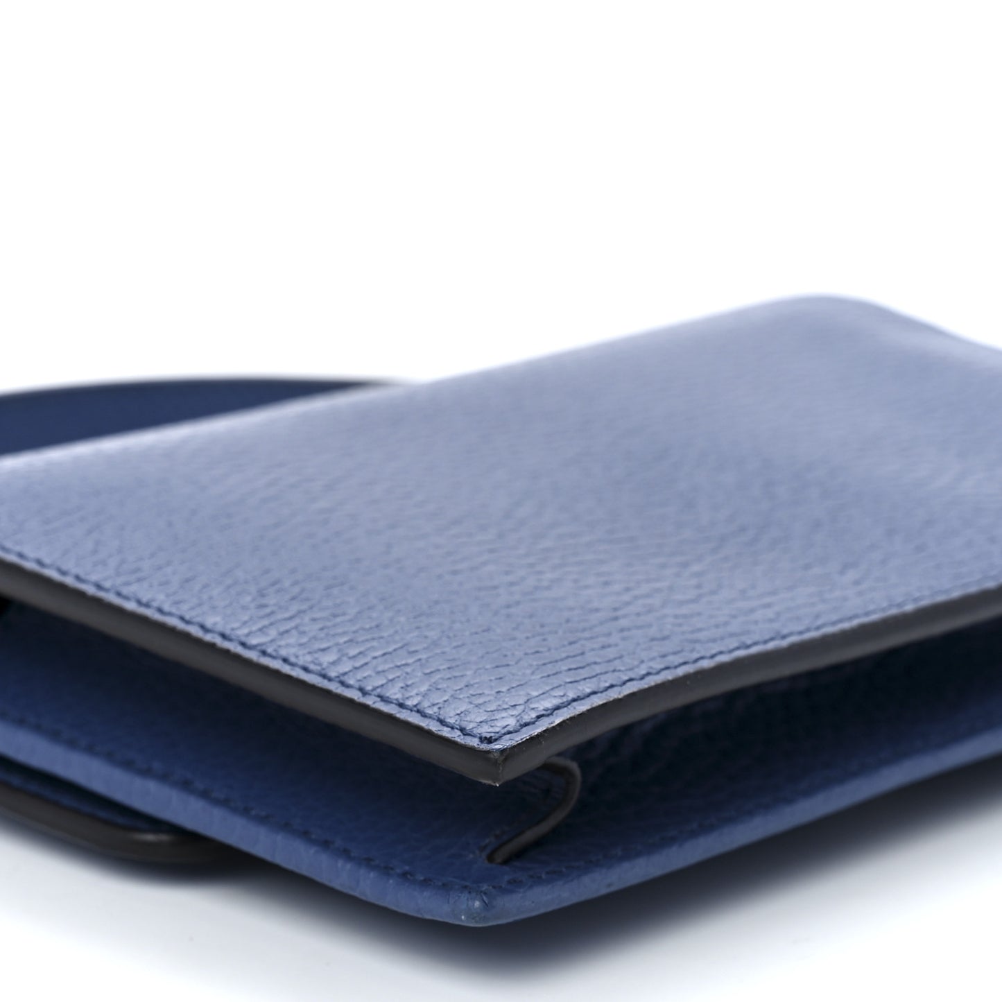 Dollar Calfskin Interlocking G Chain Wallet Caspian