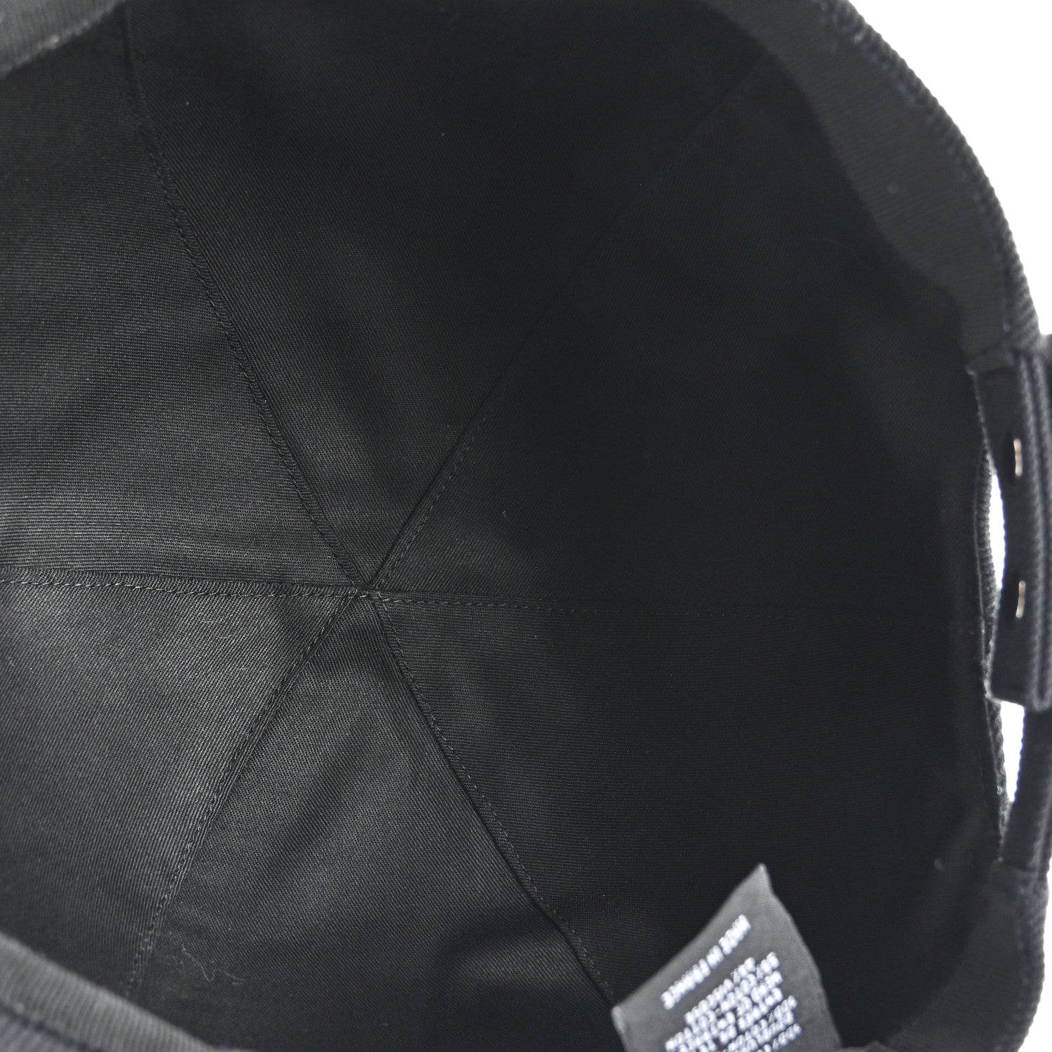 Chanel Cotton CC Cap Hat Black White 7 of 8