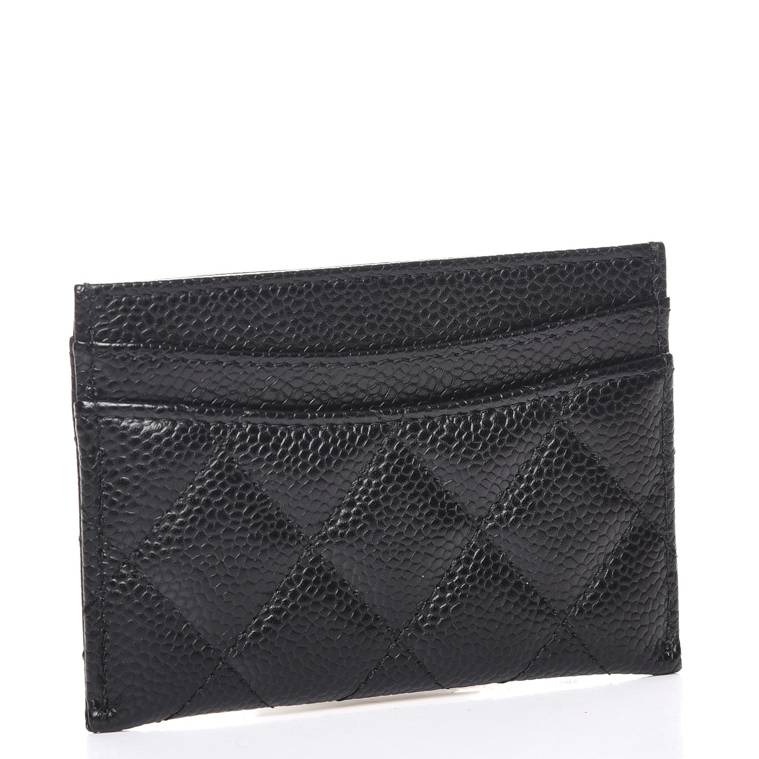 Chanel Caviar Quilted Card Holder Black 3 of 9