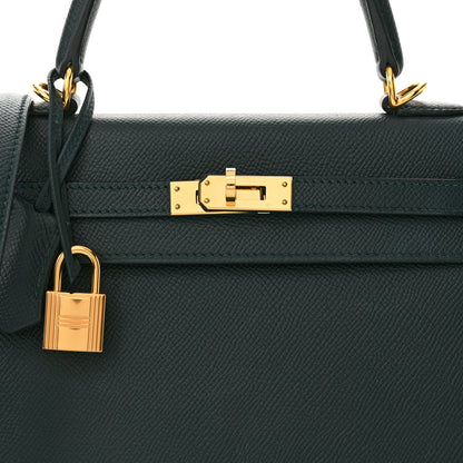 Hermes Epsom Kelly Sellier 25 Vert Cypress 8 of 14