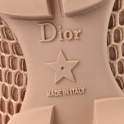 Christian Dior Resille Calfskin D-Connect Sneakers 38.5 Nude 6 of 7