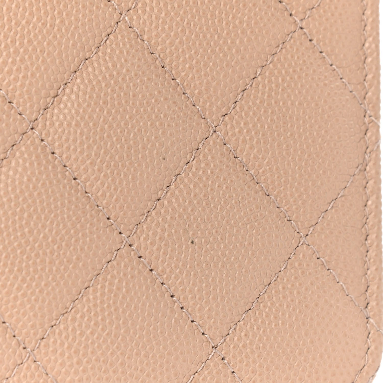 Chanel Caviar Quilted CC Filigree Wallet On Chain WOC Beige Black 11 of 11